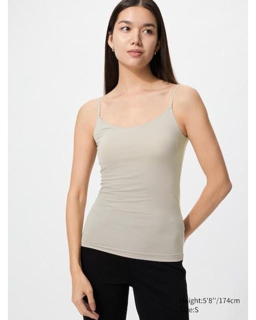 Uniqlo White Airism Camisole Top