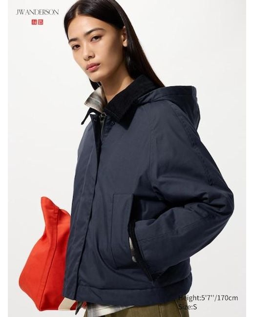 Uniqlo Blue Puffertech Short Jacket