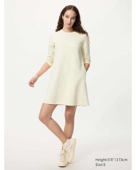 Uniqlo Natural Jersey A-Line Dress
