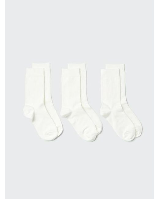 Uniqlo White Socks (3 Pairs)