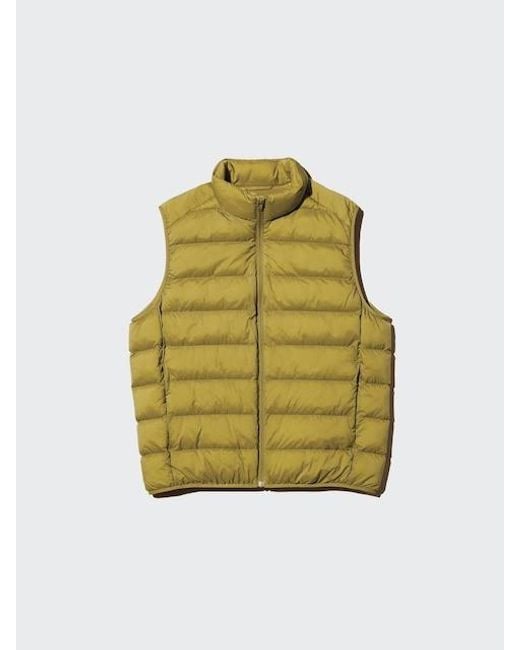 Uniqlo Yellow Puffertech Vest for men
