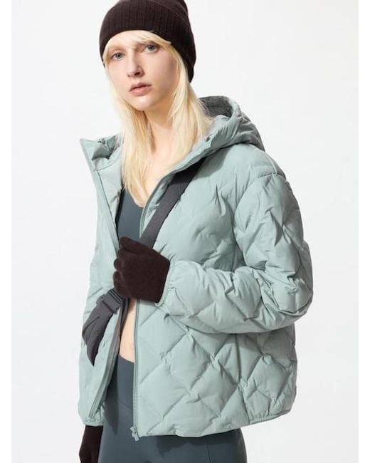Uniqlo Blue Puffertech Parka