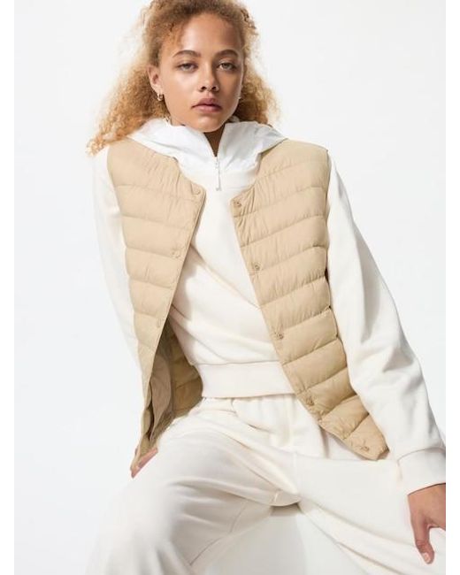 Puffertech Chaleco Compacto Uniqlo de color Natural