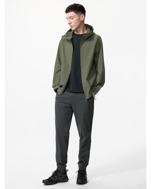 Uniqlo Green Ultra Stretch Active Joggers for men