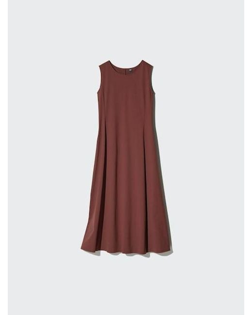 Uniqlo Red Ultra Stretch Airism Dress (Sleeveless)