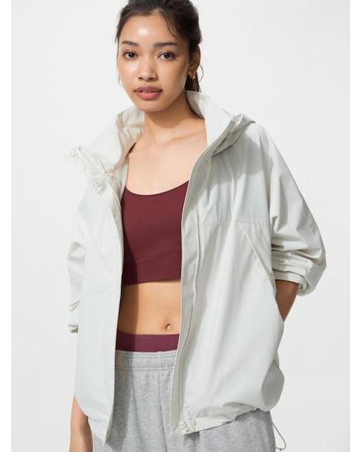 Uniqlo Gray Windproof Stand Blouson for men