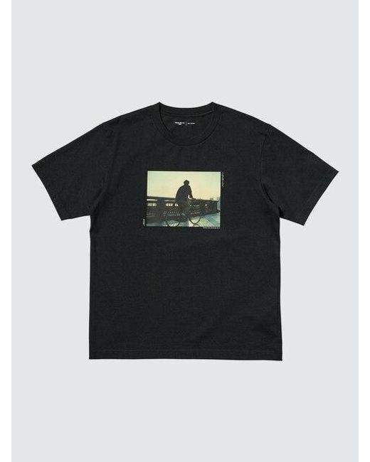 Uniqlo Black Peace For All Graphic T-Shirt (Koji Yakusho) for men