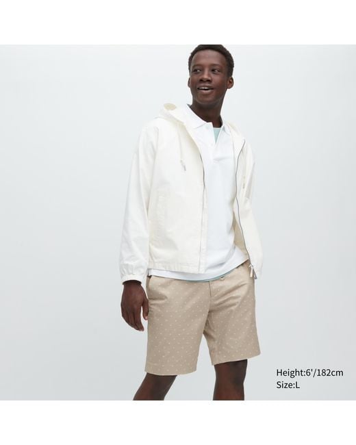 Algodón Bermudas Elásticas Slim Fit Estampadas Uniqlo de hombre de color  Blanco | Lyst