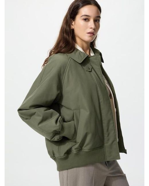 Uniqlo Puffertech Blouson Jack in het Green