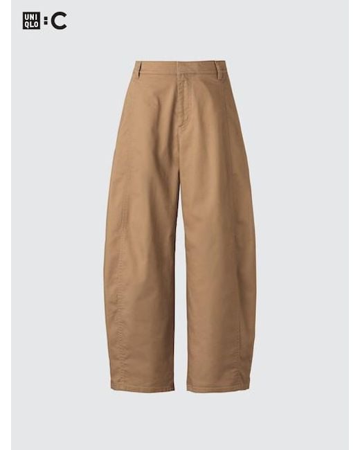 Uniqlo Natural Cotton Curve Ankle Trousers