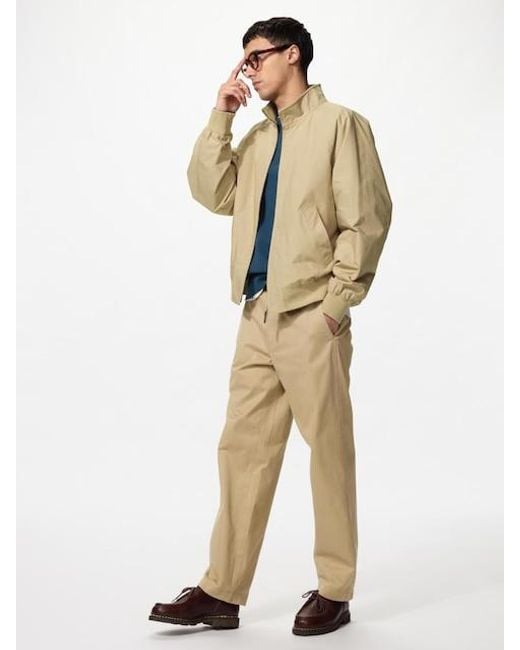 Uniqlo Natural Regular Fit Chino Trousers for men