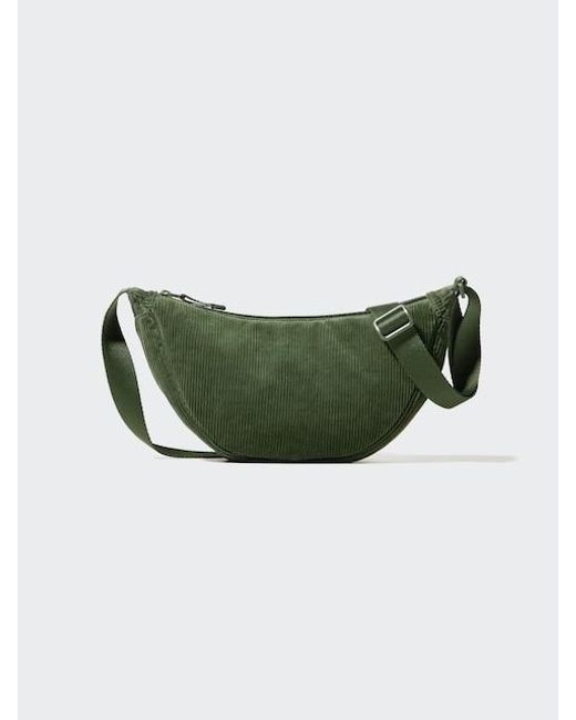 Uniqlo Green Round Mini Shoulder Bag (Corduroy)