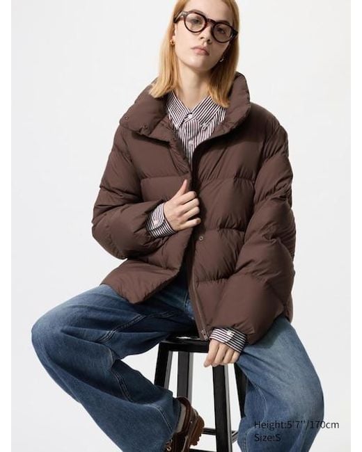 Uniqlo Blue Powder Soft Down Jacket