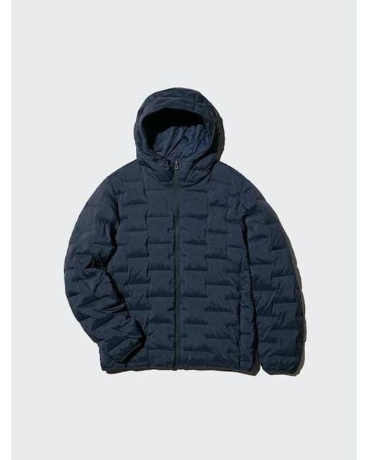 Uniqlo Blue Puffertech Parka for men