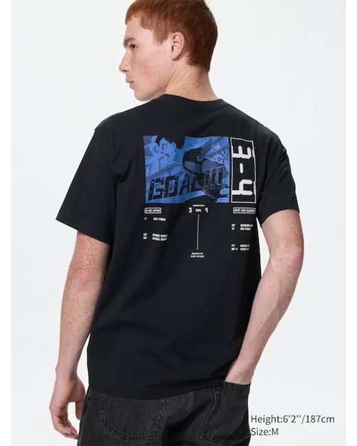 Uniqlo Black Bluelock Ut Graphic T-Shirt for men