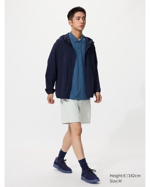 Uniqlo White Ultra Stretch Active Shorts for men