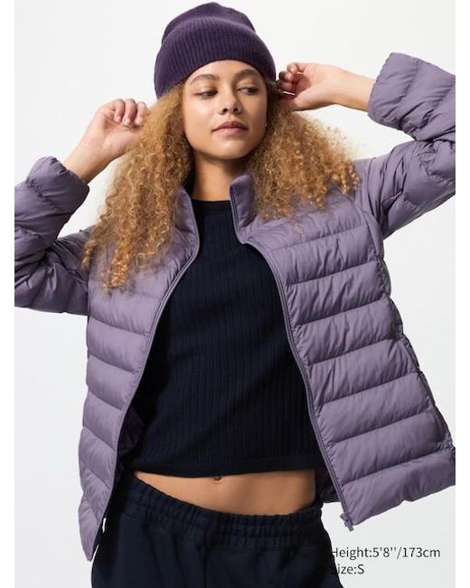Uniqlo Puffertech Jack in het Blue