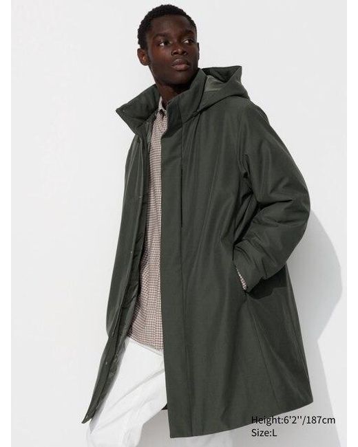 Abrigo Híbrido Plumas Uniqlo de hombre de color Gray