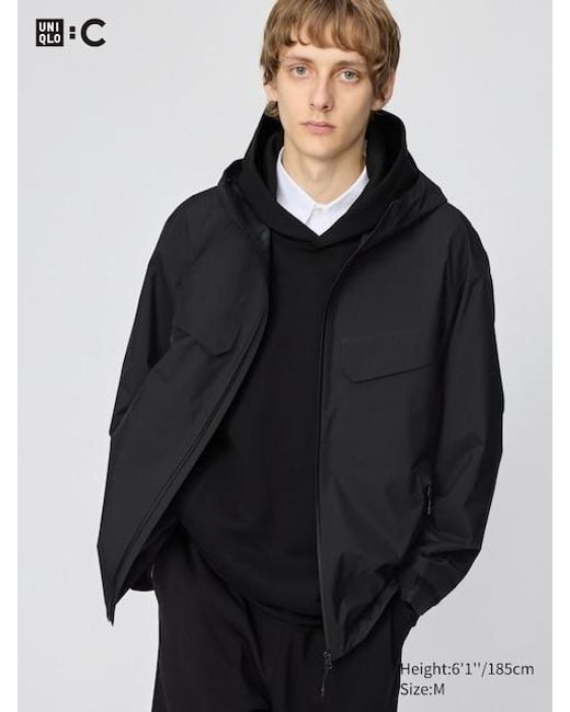 Uniqlo Black Blocktech Parka