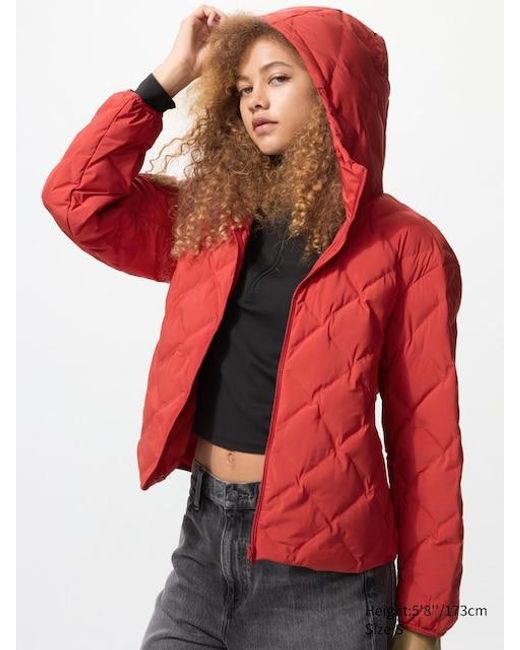 Puffertech Parka Uniqlo de color Red