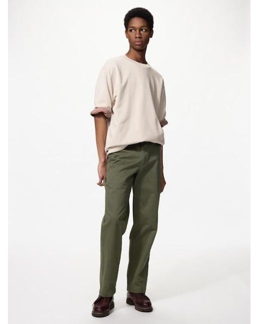 Uniqlo Natural Regular Fit Chino Trousers for men
