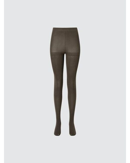 Uniqlo Brown Heattech Leg Shaper Tights (60 Denier)