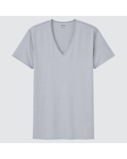 Uniqlo Polyester airism t-shirt mit v-ausschnitt in Multicolor für Herren