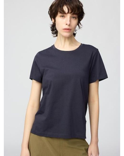 Uniqlo Blue 100% Supima Cotton T-Shirt