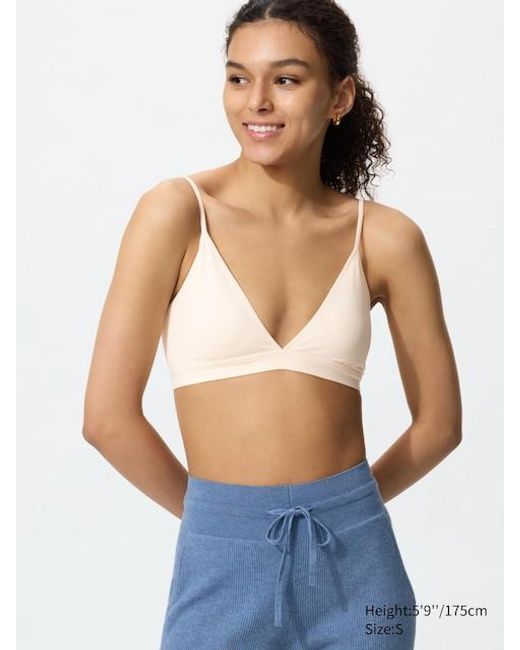 Uniqlo Natural Wireless Bra (Ultra Stretch, Triangle)