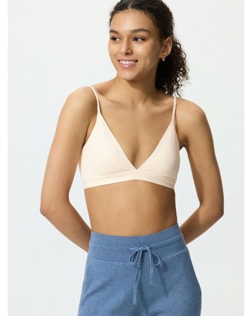 Uniqlo Natural Wireless Bra (Ultra Stretch, Triangle)