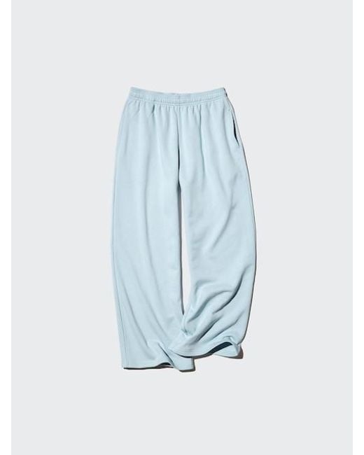 Uniqlo Blue Sweat Wide Trousers (Longer)