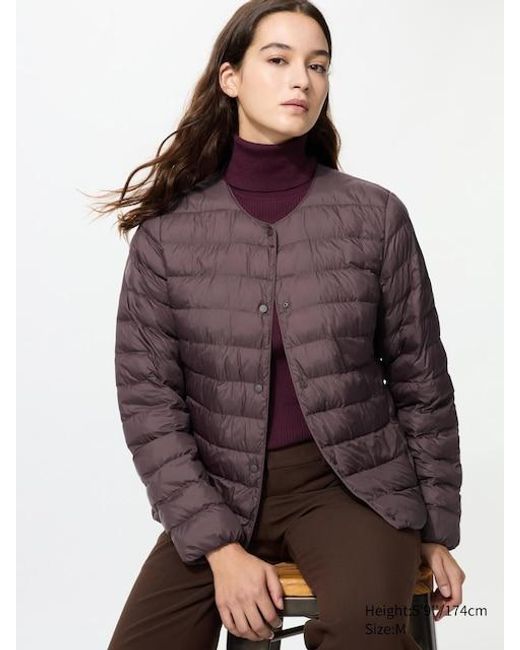 Uniqlo Purple Puffertech Compact Jacket
