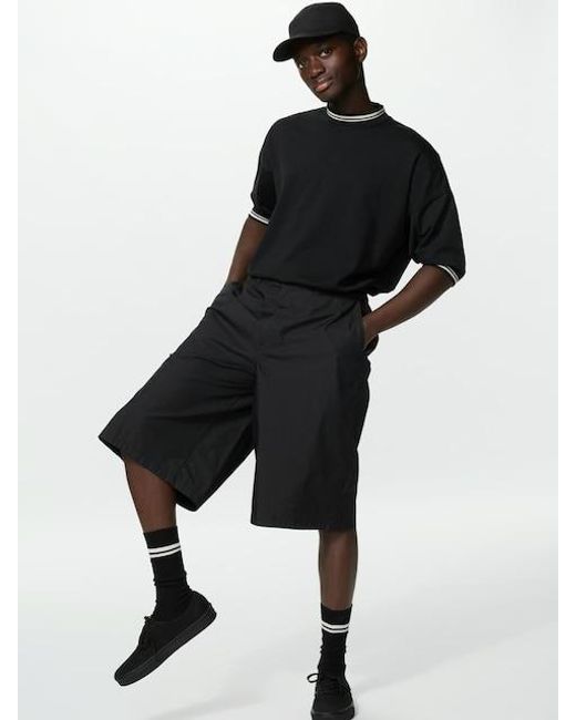 Uniqlo Black Wide Shorts for men