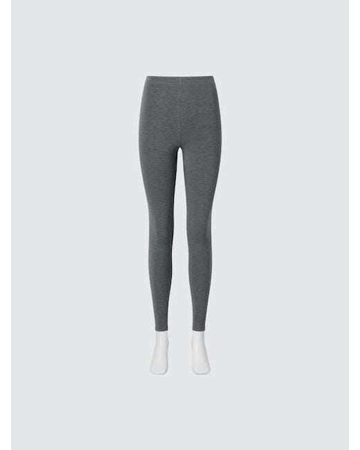 Uniqlo Gray Heattech Ultra Warm Leggings