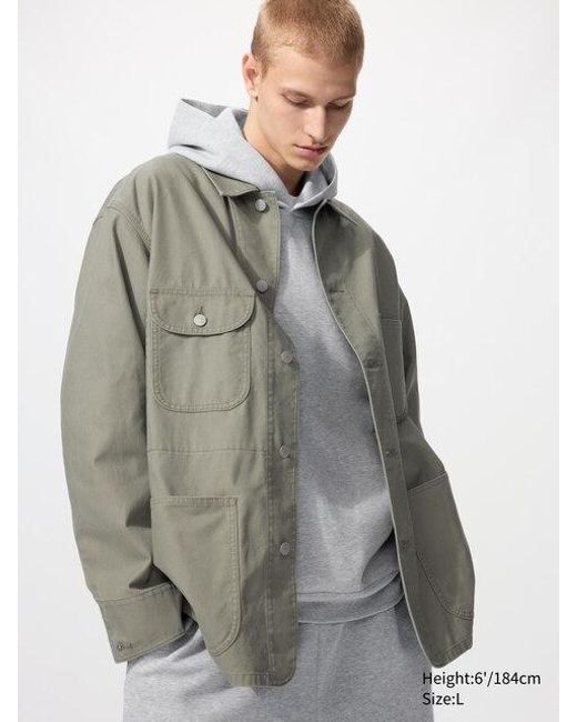 Uniqlo Utility Jack in het Gray voor heren