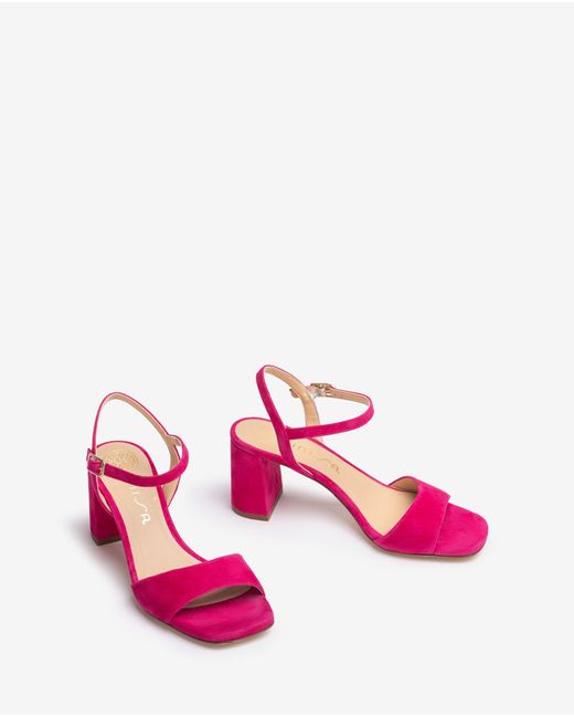 Sandales En Daim Moraty_24_Ks Unisa en coloris Pink