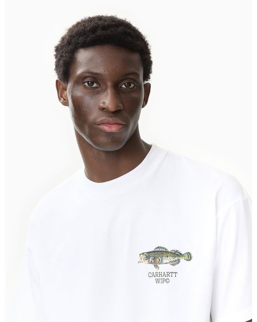 Carhartt White Wip Fish T-shirt (loose) for men