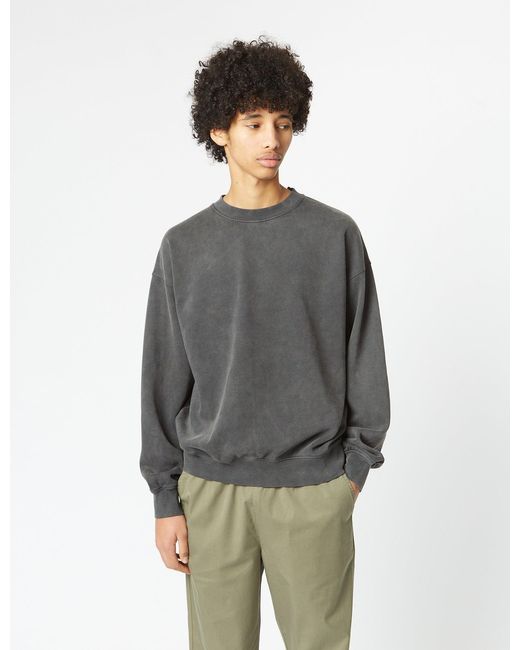 COLORFUL STANDARD Gray Organic Oversized Crew Sweatshirt for men