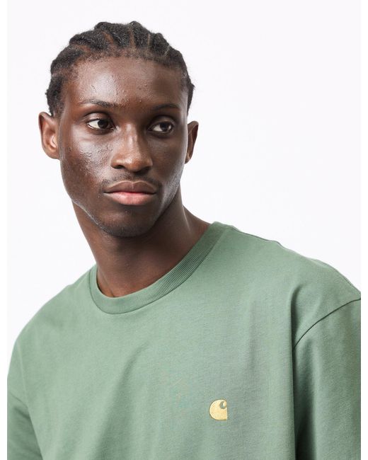 Carhartt Green Carhart Wip Chase T-shirt for men