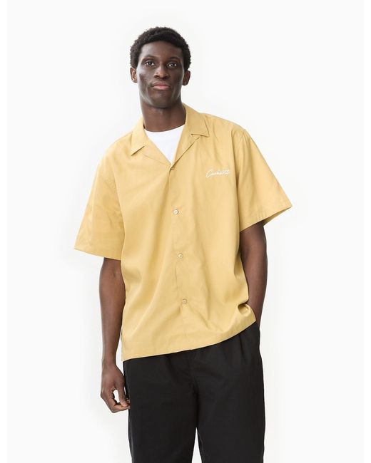 Carhartt Yellow Wip Delray Shirt for men