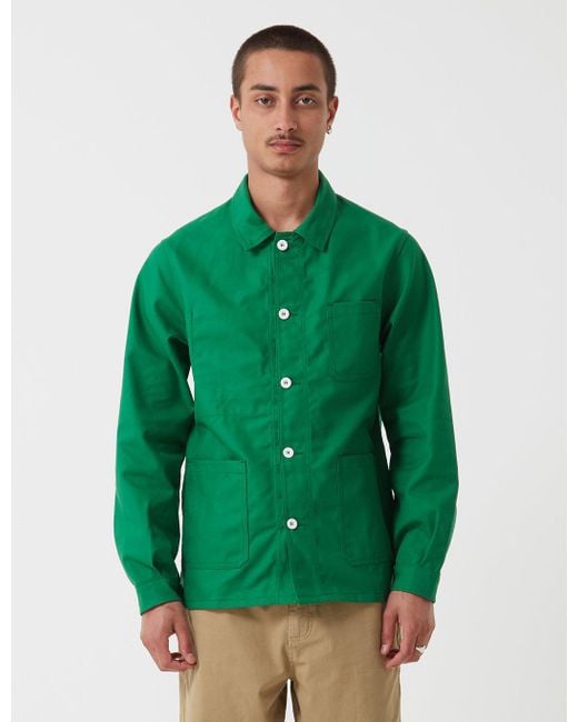 Le Laboureur Green Work Jacket for men