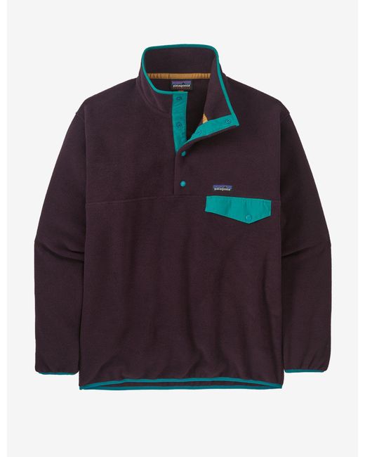 Patagonia Blue Synchilla Snap-t Pullover for men