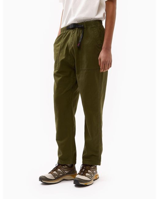 Gramicci Green Loose Tapered Ridge Pant (organic Twill) for men