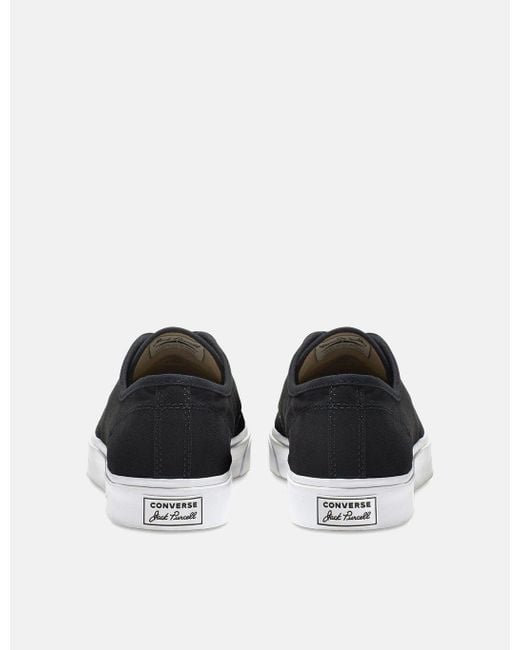 Converse Jack Purcell 164056c (canvas) in Black/White (Black) for Men ...