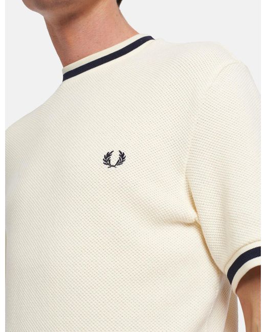 fred perry oversized pique t shirt