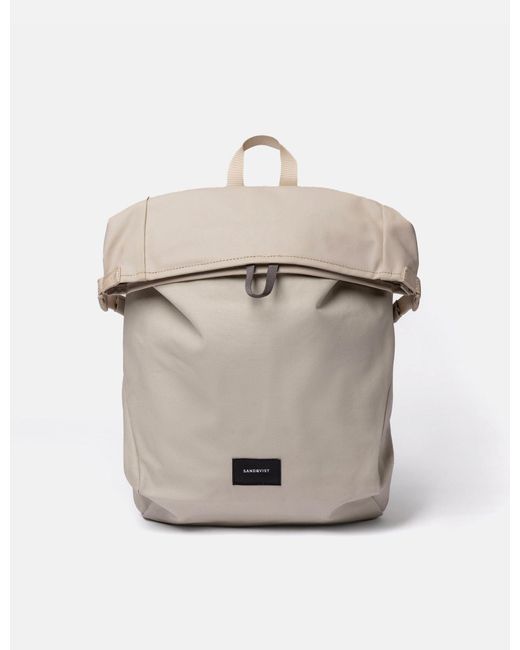 Sandqvist Alfred Backpack in White for Men Lyst