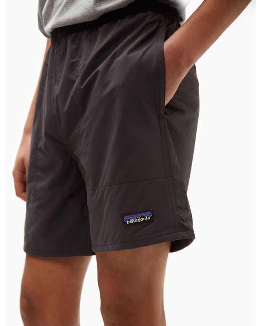 Patagonia Gray Baggies Lights Shorts (6.5") for men