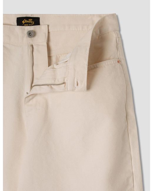 Stan Ray Natural Wide 5 Pants (twill) for men