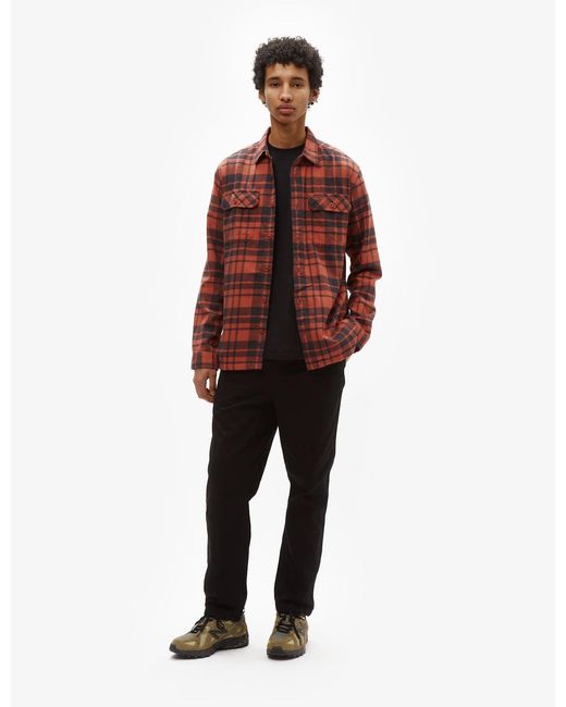 Patagonia Red Fjord Flannel Ice Caps Shirt (organic) for men