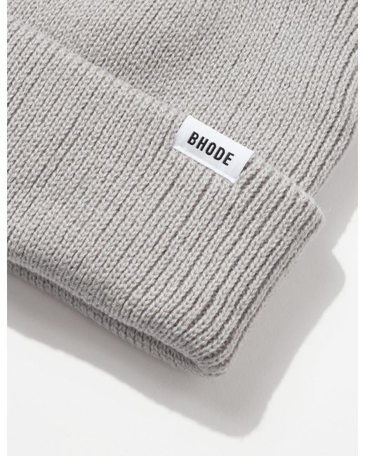 Bhode Gray Everyday Beanie Hat for men